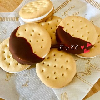 簡単おやつ★マシュマロサンド★